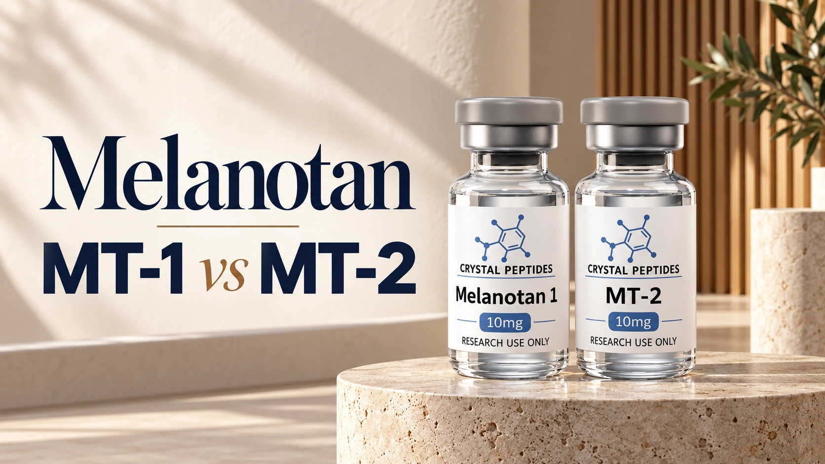 Melanotan MT-1 vs MT-2: struktura, dowody naukowe i status regulacyjny