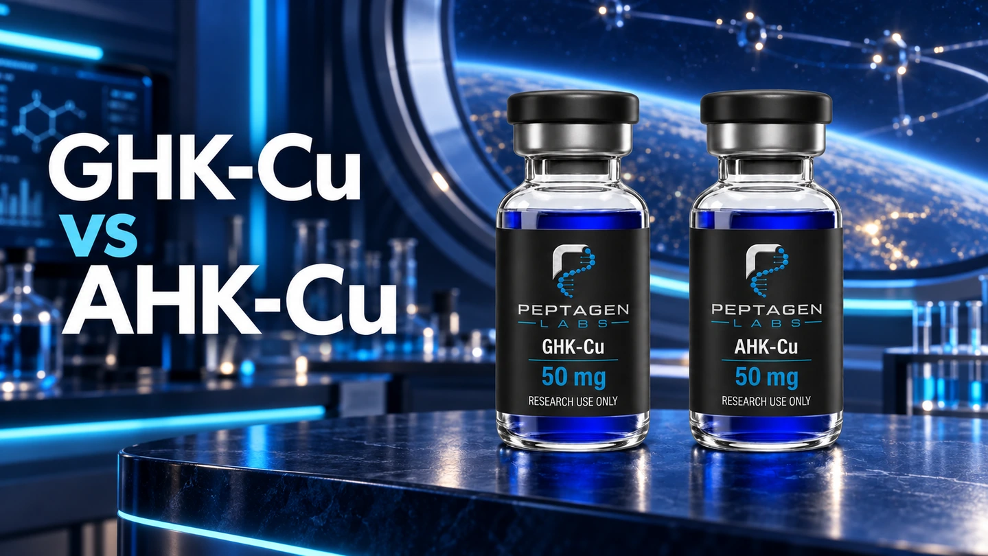 GHK-Cu i AHK-Cu: Co się zmienia, gdy zmienia się jeden aminokwas?